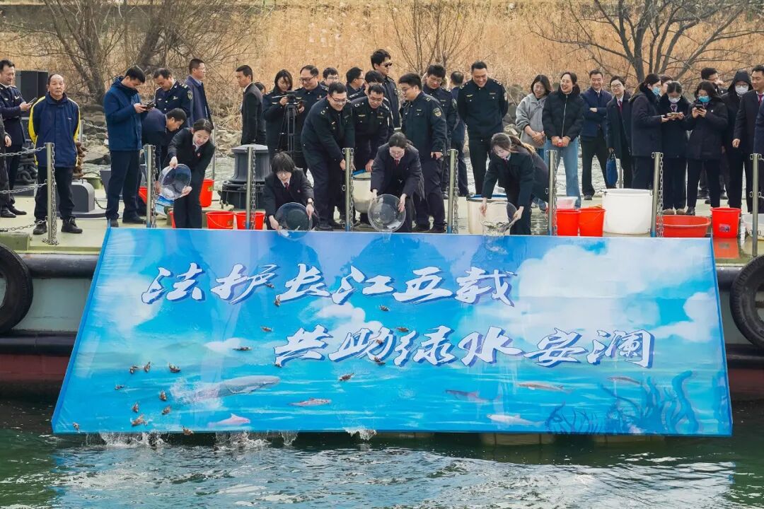 法护长江五载 共筑绿水安澜丨常州举办长江保护法实施五周年增殖放流活动
